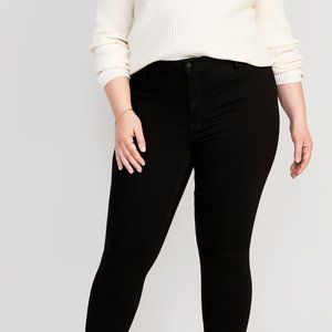 OLD NAVY High-Waisted Rockstar Super-Skinny Jeans, Size: 24, Color: Black Jack
